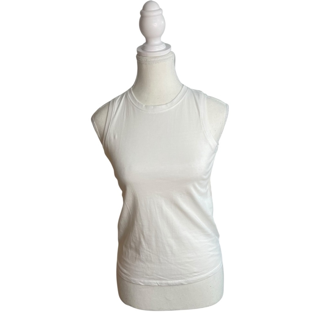Zella Big Girl Sassy Soft Tank Tank Top White